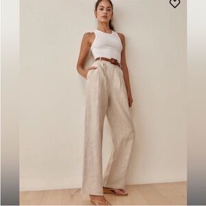 Reformation linen pants